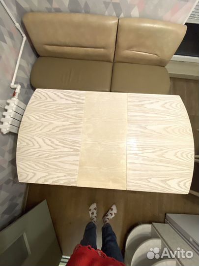 Стол обеденный раздвижной 136х75 см