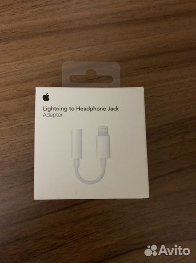 Адаптер iPhone jack 3.5 для наушников 7 8 x xs и в