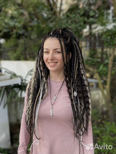 Заплетение дреды косы кудри