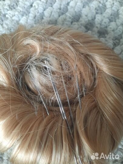 Хвост шиньон на крабе