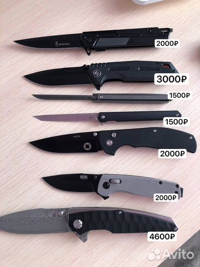 Нож складной новый