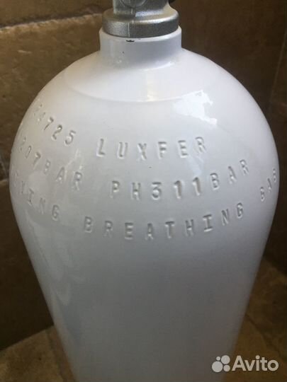 Баллон алюминиевый для дайвинга 12 литров luxfer