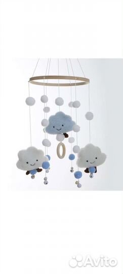 Мобиль на кроватку из фетра