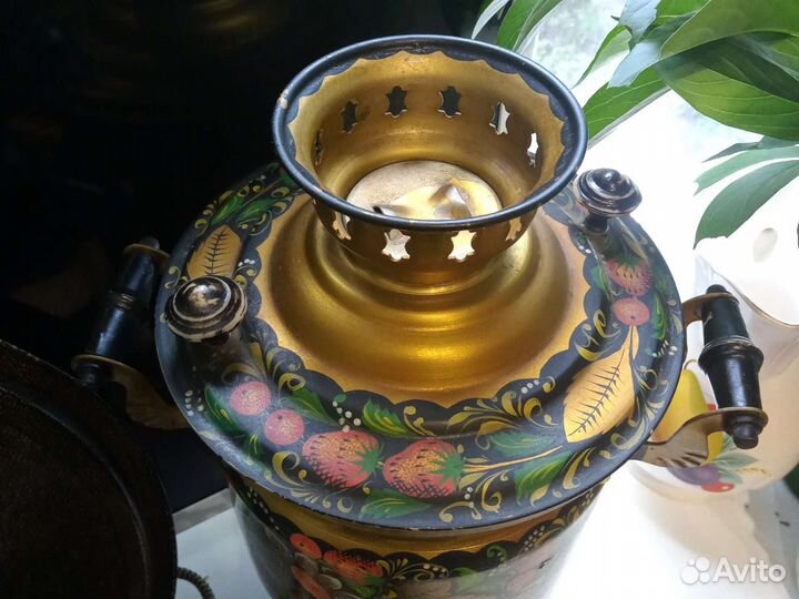 Самовар роспись электрический