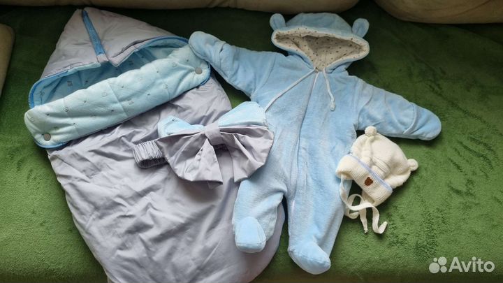 Комплект на выписку для мальчика