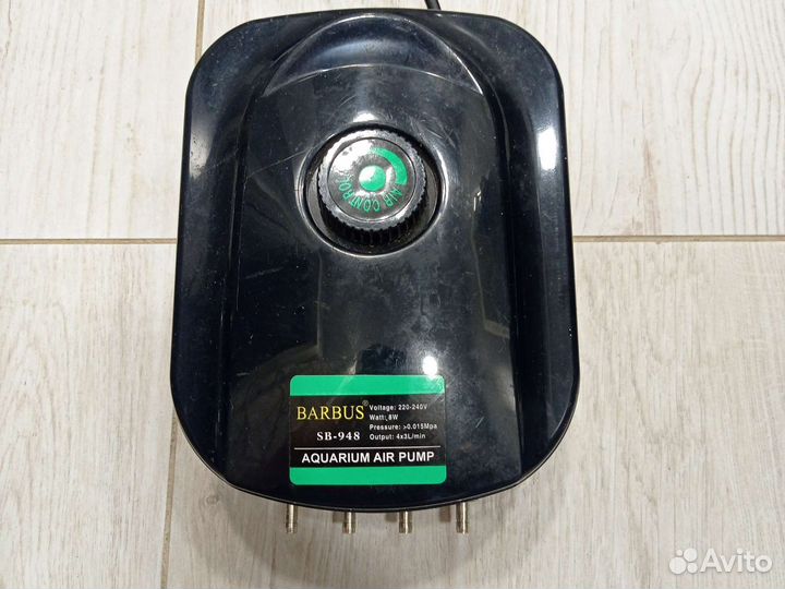 Помпа для аквариума 4х канальная