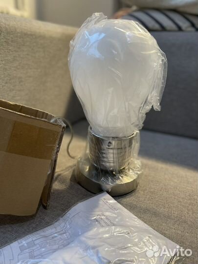 Лампа ночник настольная в виде лампочки эдисон