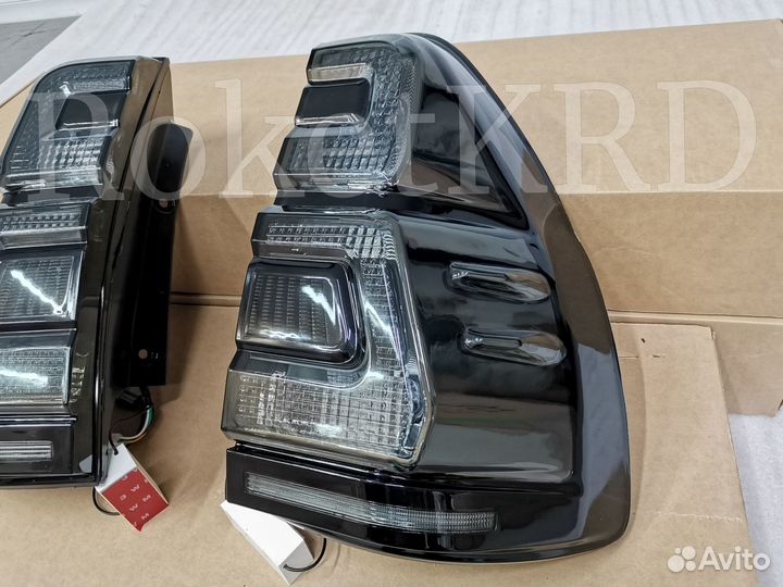 Задние фонари Toyota Land Cruiser Prado 120 Дым