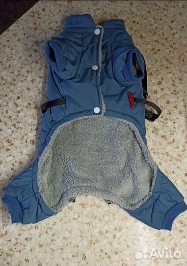 Теплый новый комбинезон для собак