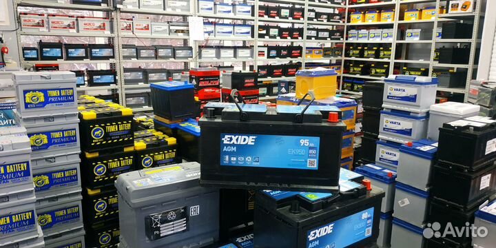 95Ач AGM Exide оригинал Свежий Аккумулятор