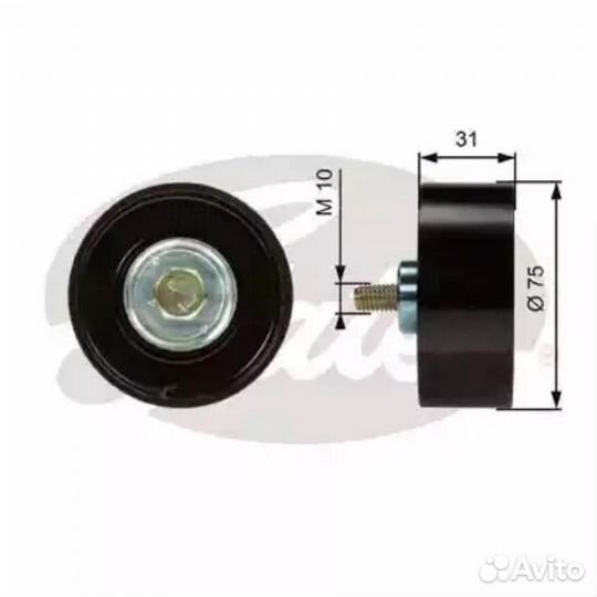 Gates T36306 Ролик приводного ремня обводной 7803