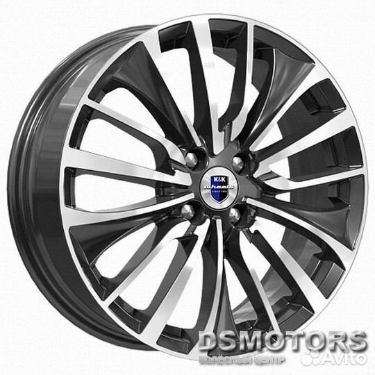 Диски Flanker 6.5/17 4x100 ET43 d60.1 алмаз чёрный