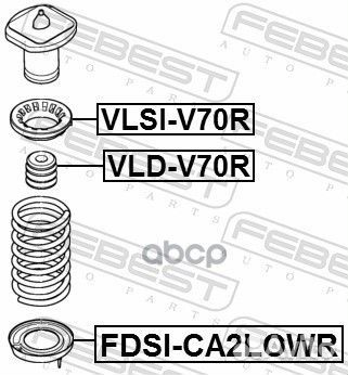 Проставка пружины ford mondeo/S-MAX/galaxy 06-1
