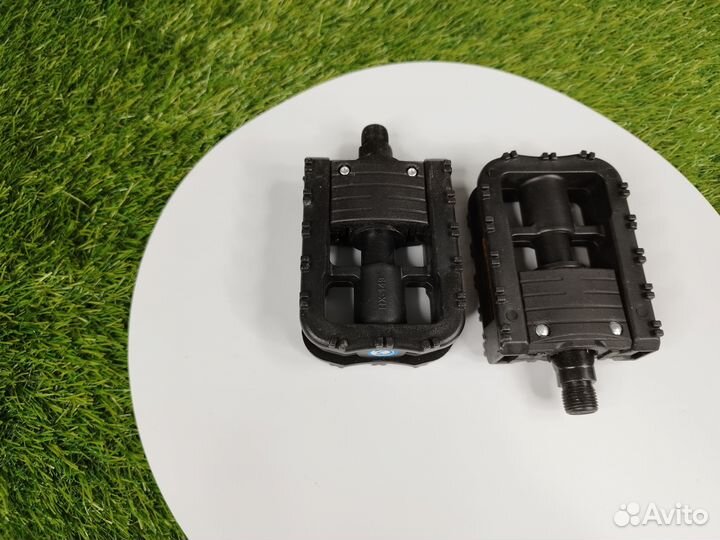 Педали, складные, нейлон/бористая сталь, комплект