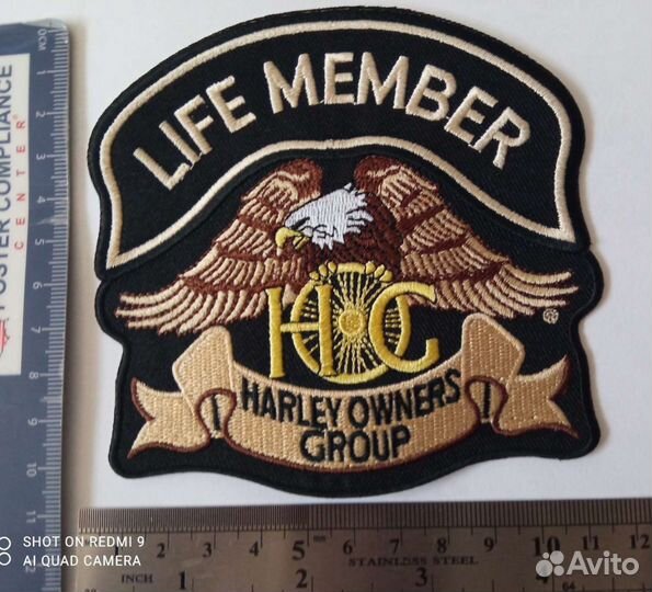 Нашивки : life member 