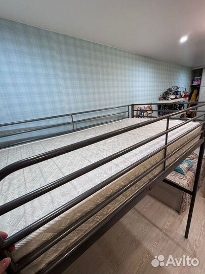 Кровать чердак металлическая IKEA