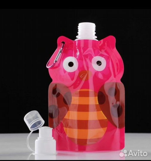 Бутылочка фляжка для воды детская