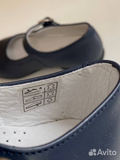 Туфельки для девочки 24 размер натуральная кожа