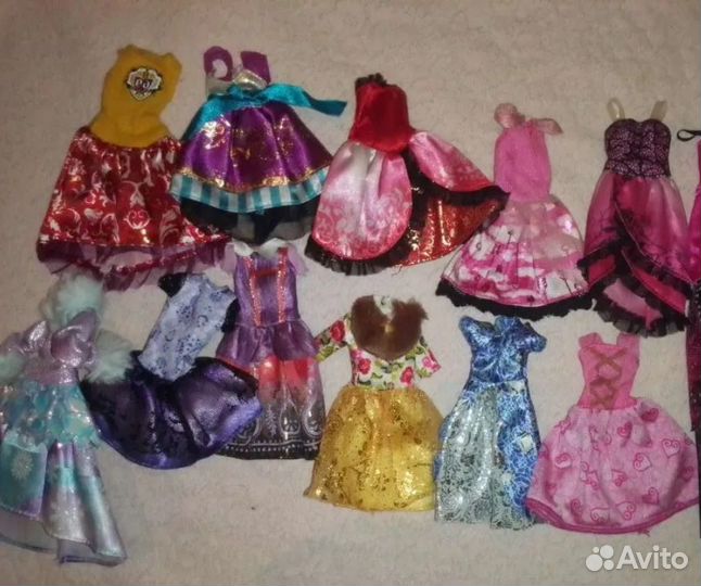 Обувь и одежда куклам Монстр хай и Эвер автер хай