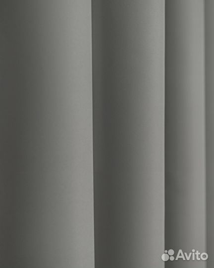 Шторы блэкаут марсель серая гавань готовые