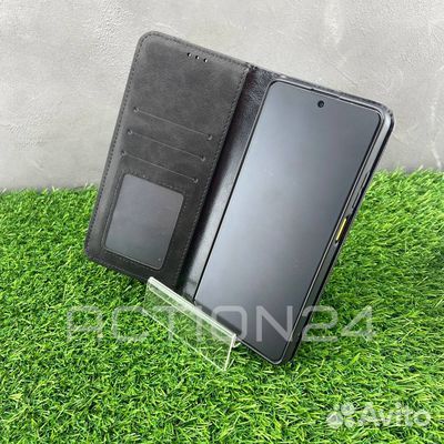 Чехол книжка Xiaomi Poco X5 Pro 5G с кошельком (че