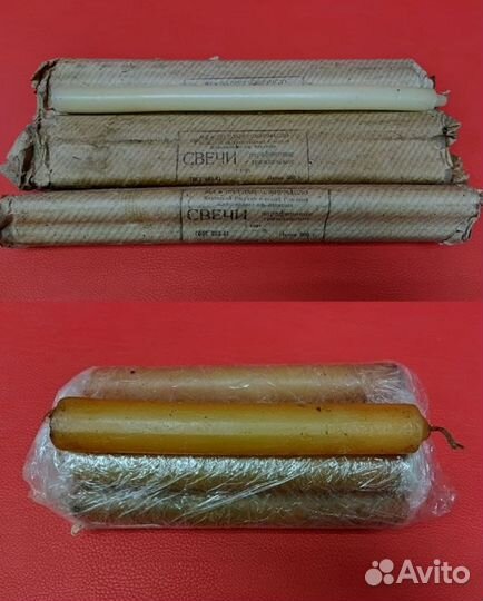Свечи СССР парафиновые гражданские