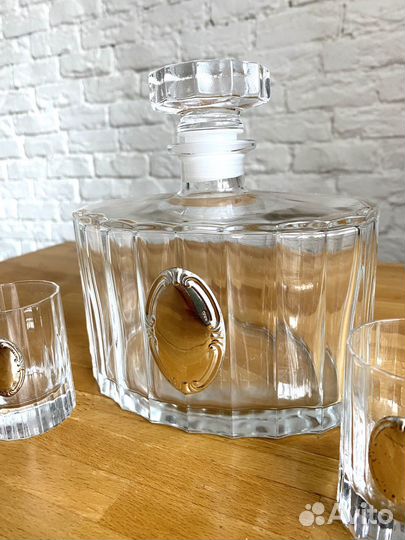 Графин с рюмками стопками хрусталь Италия