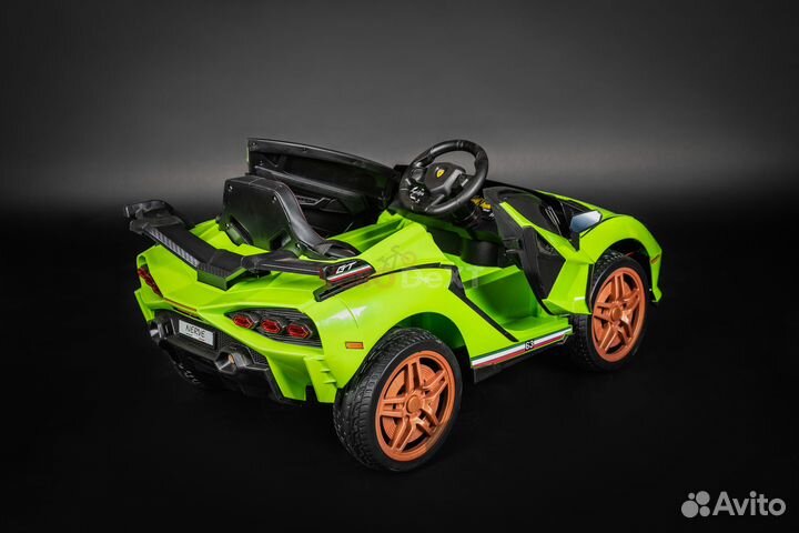Новый электромобиль электромашинка пульт управл