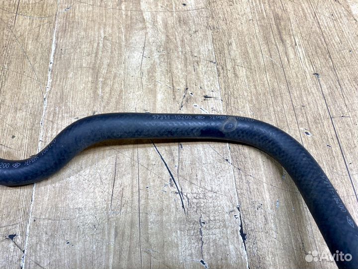 Патрубок радиатора отопителя Kia Rio 2 2005-2011г