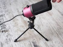 Микрофон Fifine k669 розовый