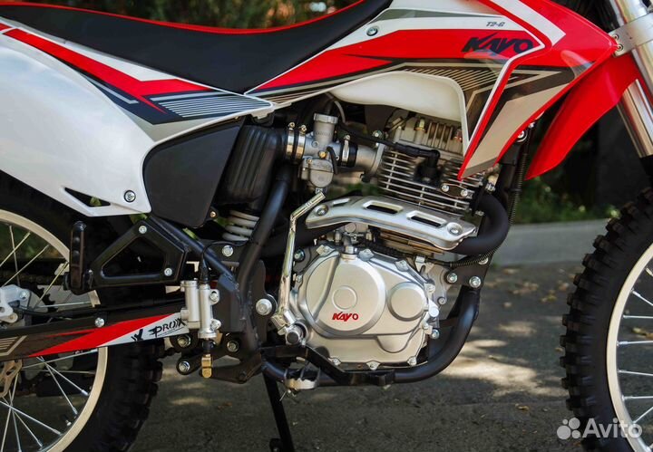 Мотоцикл Kayo T2-G 250 Enduro черно-красный