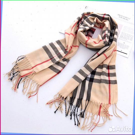 Тёплый шарф Burberry (Арт: 51397)