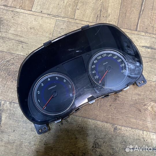 Панель приборов Hyundai Solaris