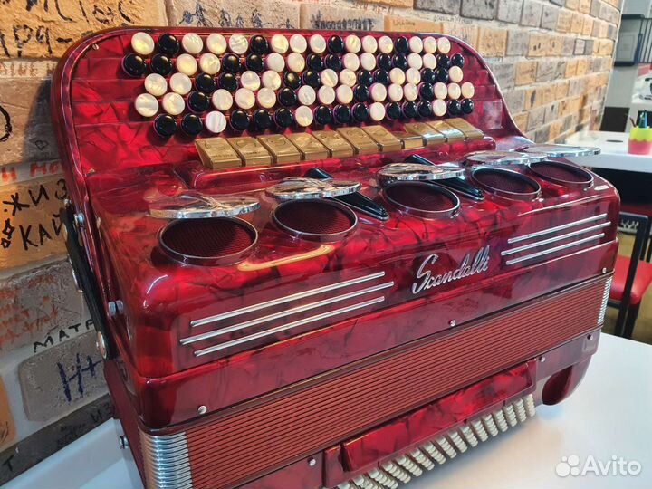 Баян Итальянский Scandalli Номерной L 638/24