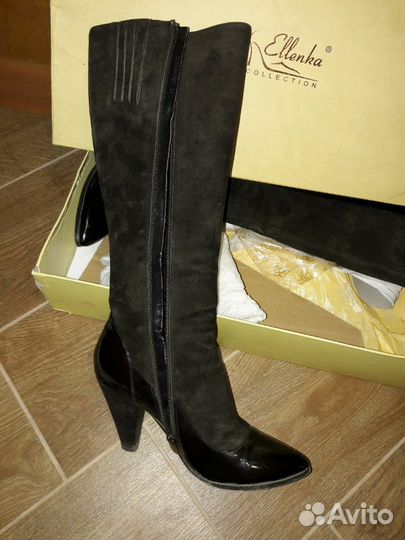 Сапоги кожа демисезон