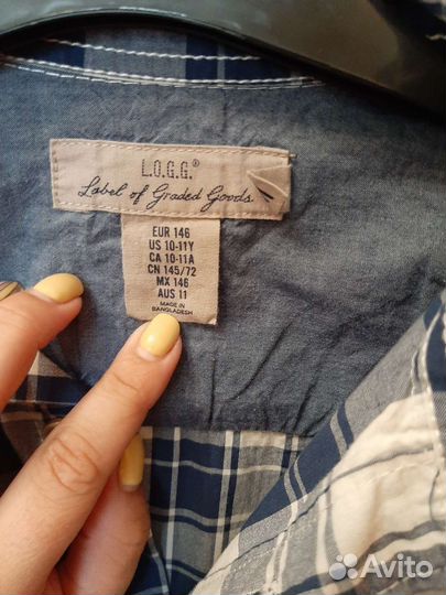 Рубашка для мальчика 146