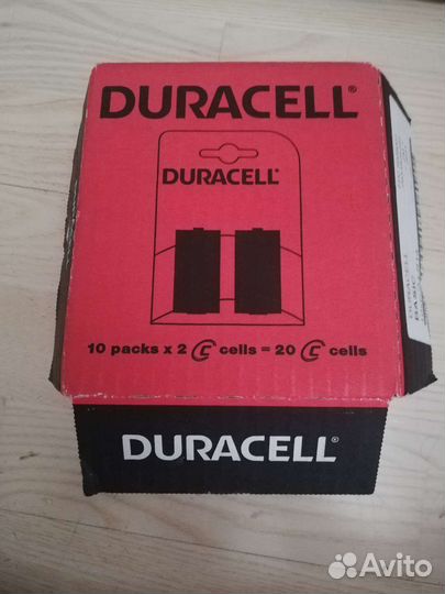 Батарейки duracell basic 10xc/2LR14