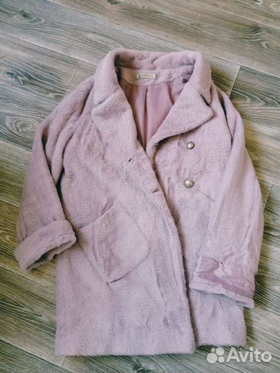 Пальто из кашемира цвета лаванды