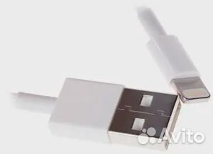 Кабель круглый Apple Lightning 8-pin MFI - USB бел