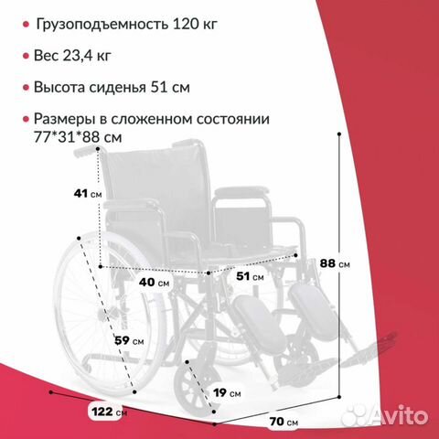 Инвалидная коляска новая объявление продам