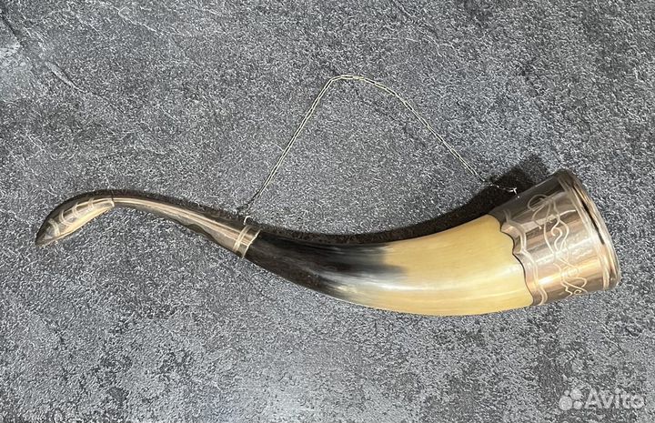 Рог - кубок для вина, 27 см, сувенир