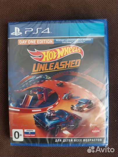 Hot Wheels Unleashed ps4 новый в плёнке