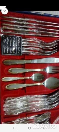 Набор столовых приборов новый