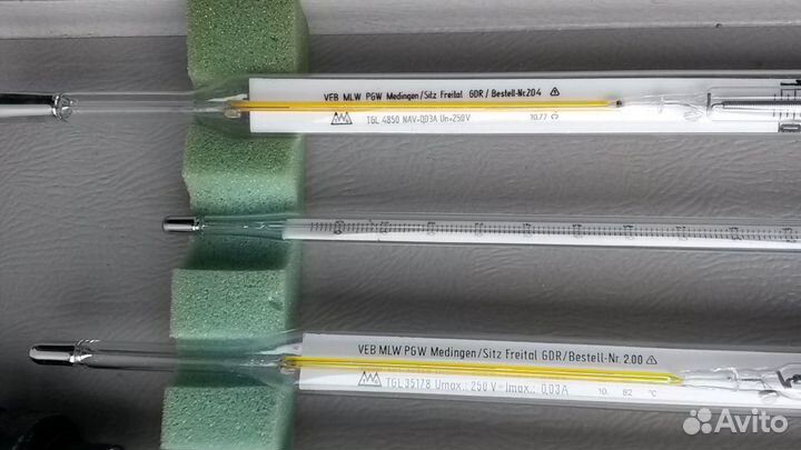 Термометр контактный лабораторный ртутных Набор