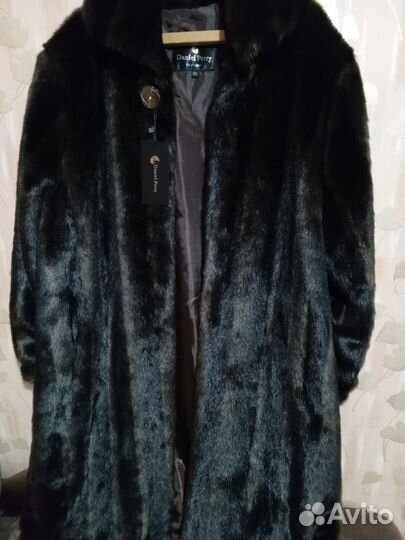 Шуба искусств под норку 50-54р новая