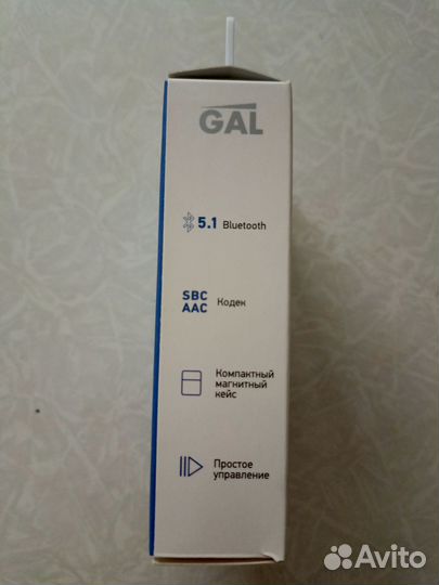 Bluetooth наушники с микрофоном новые GAL TW-2500