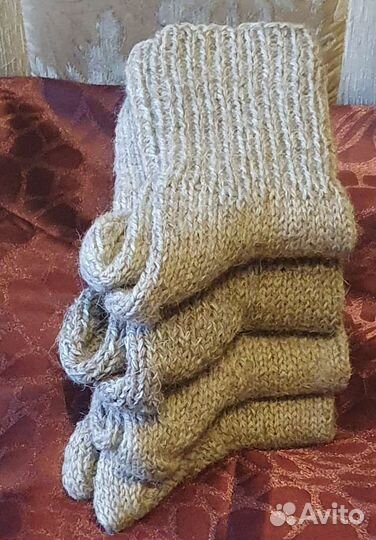 Носки мужские шерстяные с усиленной пяткой