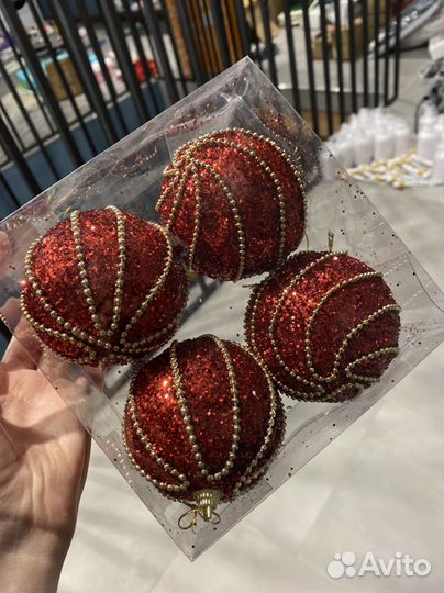 Большие новогодние шары