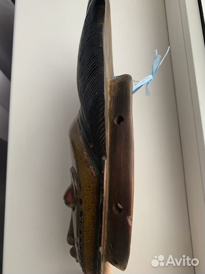 Винтажная Маска народа Baule Кот-Дивуар