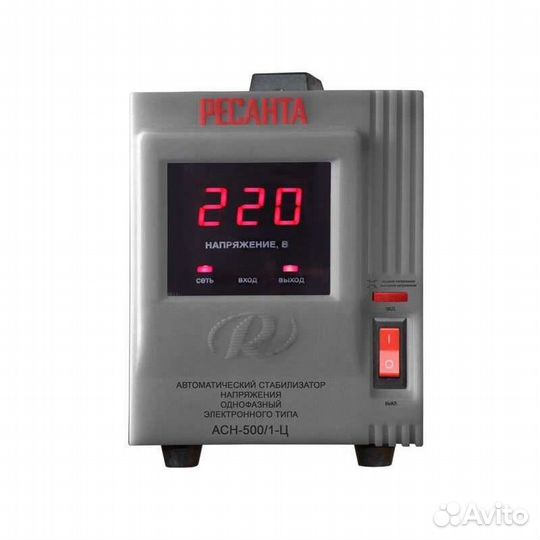 Стабилизатор напряжения ресанта асн-500 /1-ц